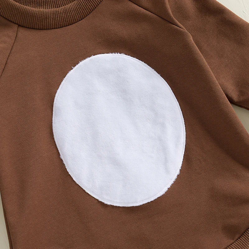 Baby Girls/Boys Reindeer Christmas Romper & Hat (Age Newborn-18M)