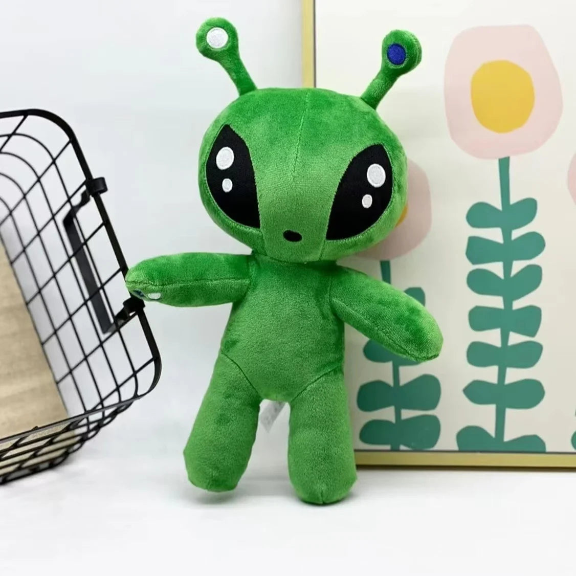 Plush Green Alien Stuffed Toy - 24cm