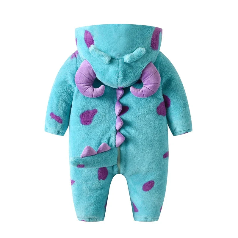 Cute Animal Costume for Toddler Baby Girl Boy Halloween Costume Long Sleeve Fuzzy Warm Fall Winter Clothes Halloween Gifts