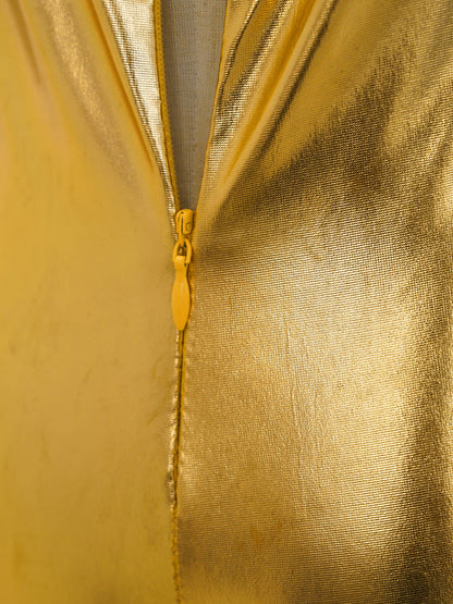Girls Metallic Gymnastic Jumpsuit (Age 4-16YRS)