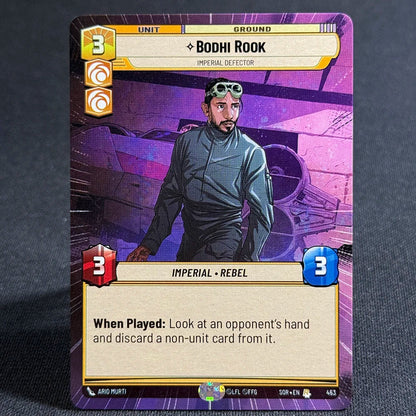 Star Wars Unlimited Proxy Card Set – Red Command Series | Boba Fett, Bodhi Rook, DJ Tech, Aggression & Barrage | Casual Play & Display Bodhi Rook(463)