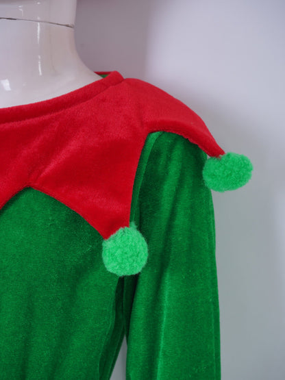 Kids Christmas Elf Costume (Age 3-18YRS)