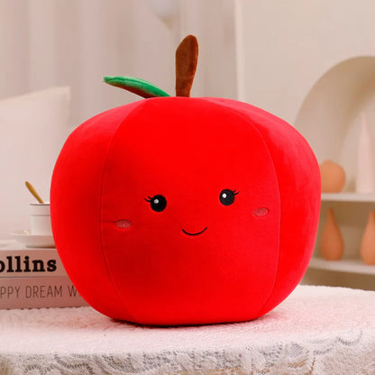 Plush Fruit Orange Apple Kiwi Watermelon Stuffed Toy 35-50cm