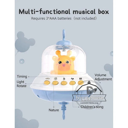 Musical Baby Crib Mobile with Lights Music Projection for Infants Remote Control Toy