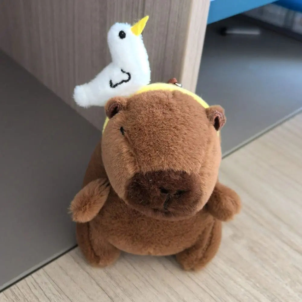 Plush Cute Capybara Stuffed Toy Hoodie with Wings - 12cm 1