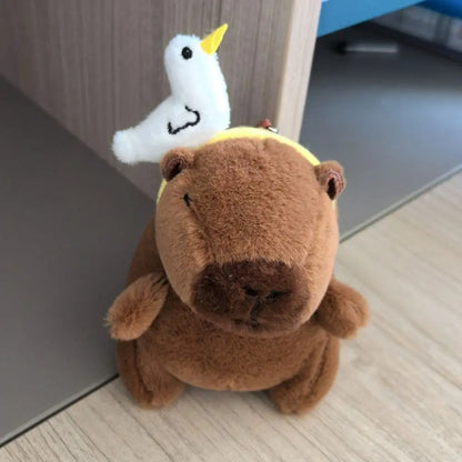 Plush Cute Capybara Stuffed Toy Hoodie with Wings - 12cm 1