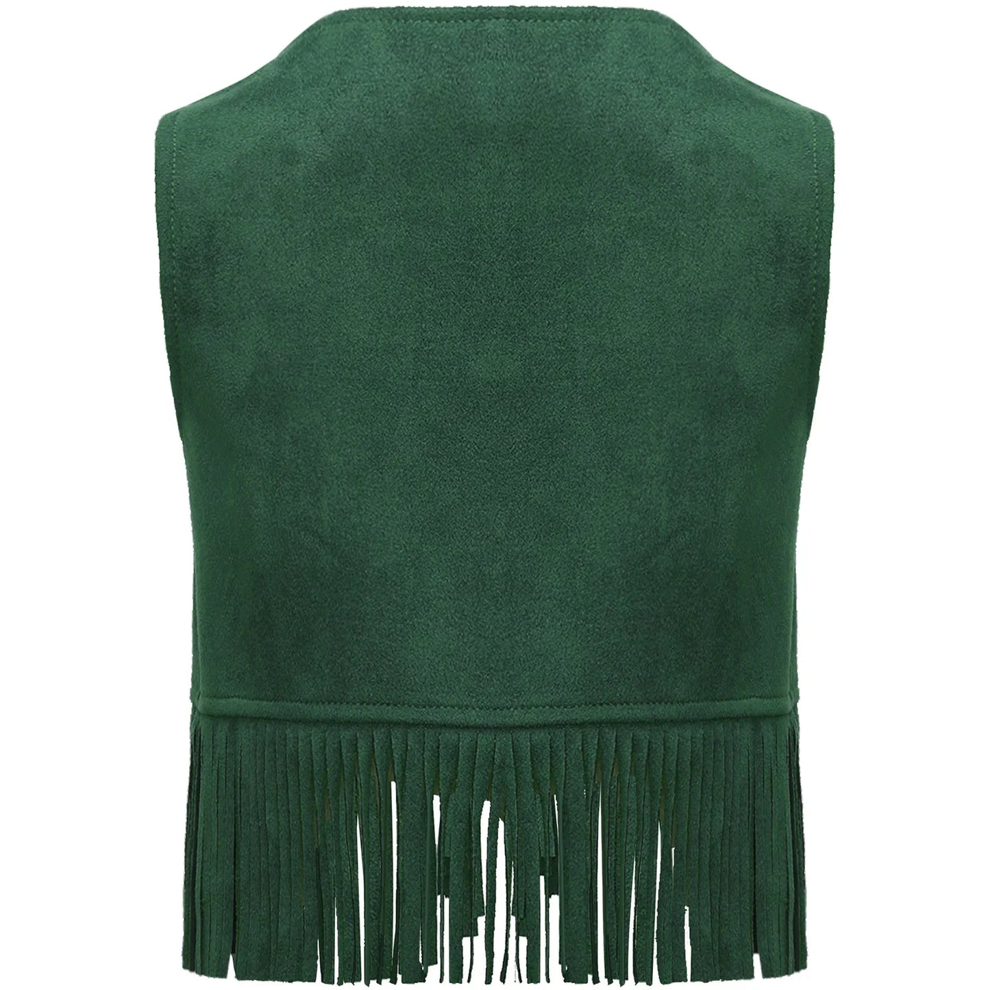 Baby Boys/Girls Western Cowboy Suede Tassels Vest (Age Newborn-24M)