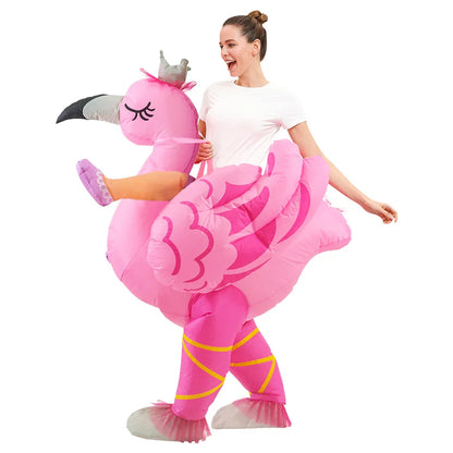 Adult Chicken Inflatable Rooster Costume Animal Flamingo Costume