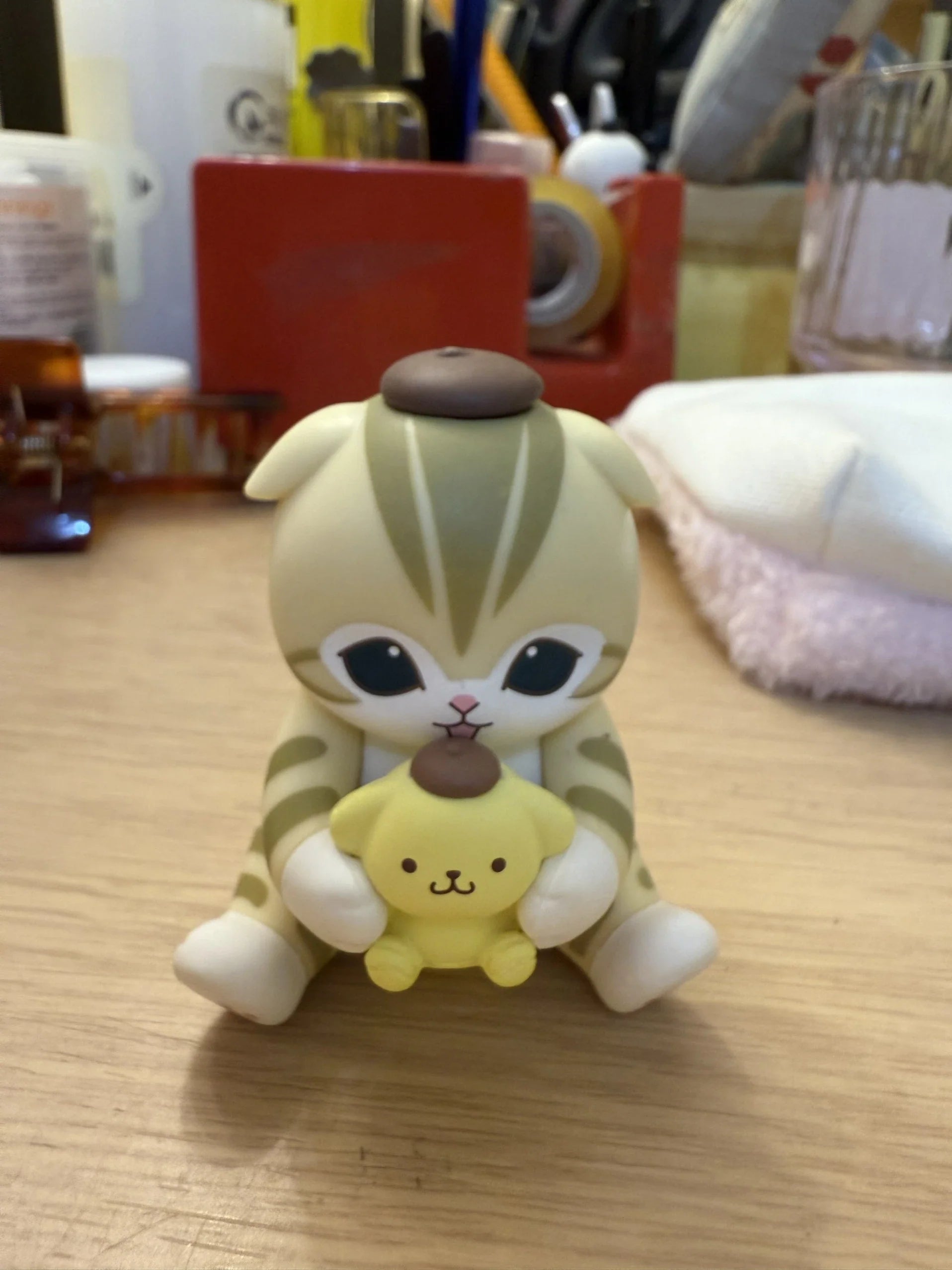 Mofusand x Sanrio Characters Vinyl Dolls – Finished Model Figures | Hello Kitty, Kuromi, My Melody & More