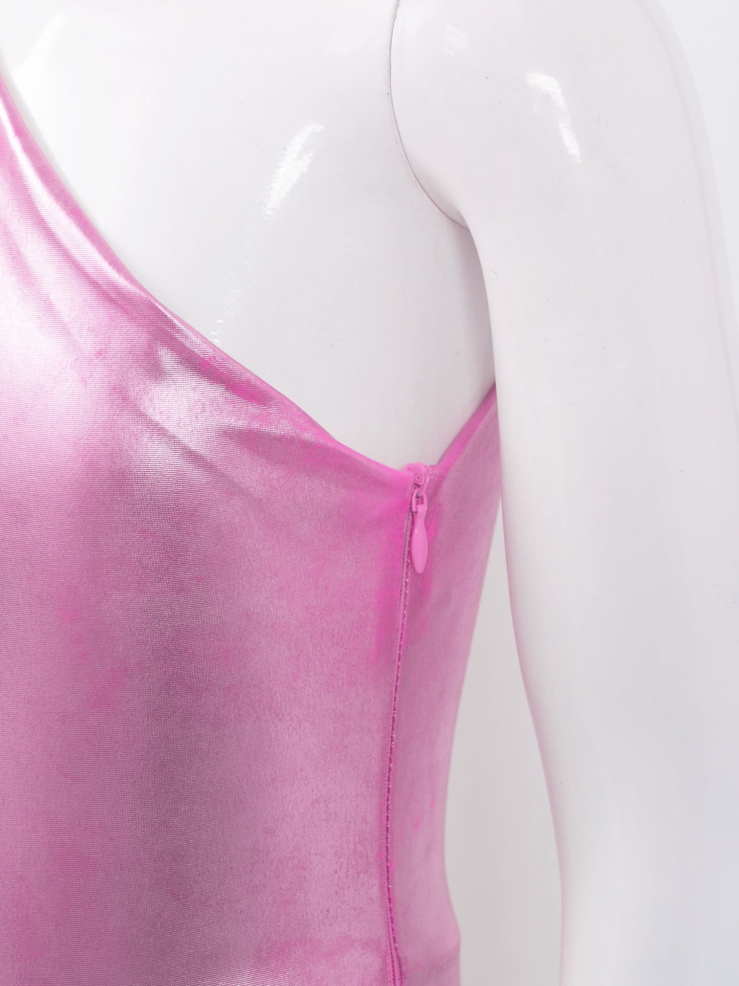 Girls Dance Metallic One Shoulder Bell-Bottom Jumpsuit (Age 6-16YRS)
