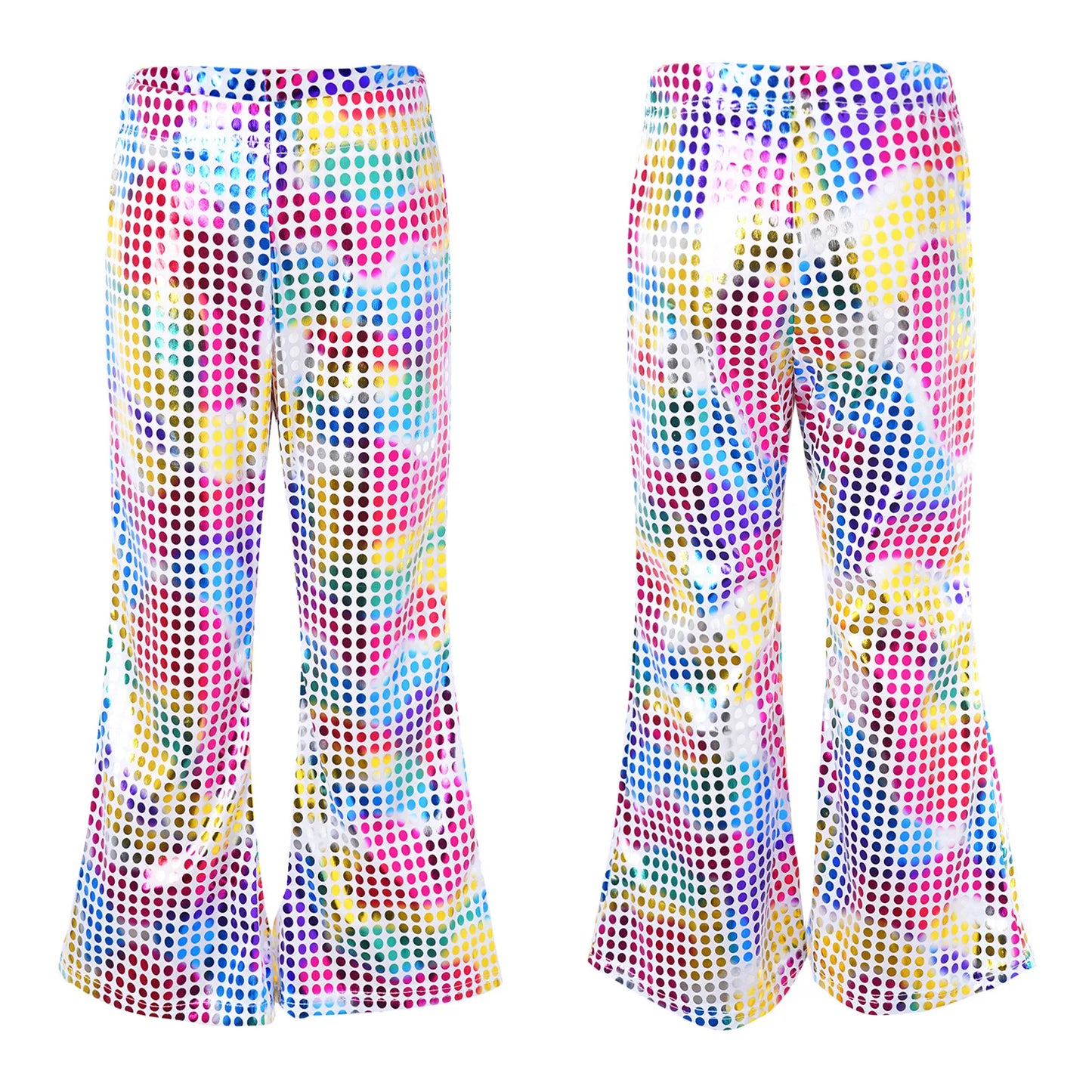 Kids Sequin Flared Trousers (Age 24M-16YRS)