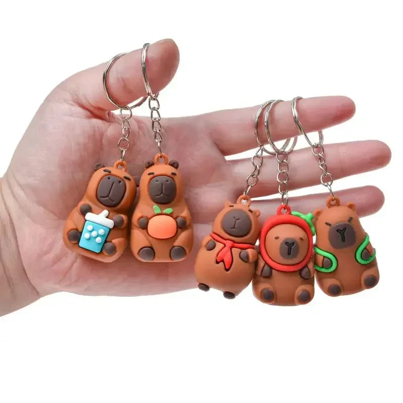 24-Piece Capybara, Stitch & Sanrio Set | Mini Keychain Collectibles | Blind Box