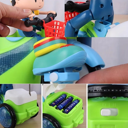 Robot Spinning Tricycle Light Up Toy