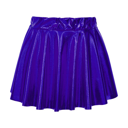 Girls Metallic Pleated Skirt (Age 2-16 YRS)