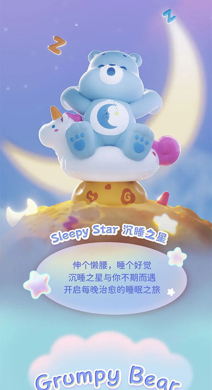 MINISO Care Bears Healing Planet Series Blind Box Mystery Box Caixa Sorpresa Girls Anime Figures Cute Model Birthday Gift