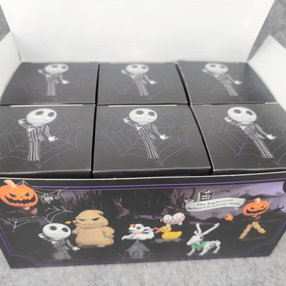 Disney The Nightmare Before Christmas Collectible Figurines – 6 Pack | Jack, Sally, Oogie & More