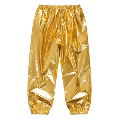 Kids Metallic Dance Trousers (Age 24M-16 YRS)