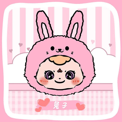 Huoling Family Never End Serie Cute Blind Box Vinyl Doll Mystery Bag Kawai Tide Play Desktop Decoration Collect Pendant Toy Gift