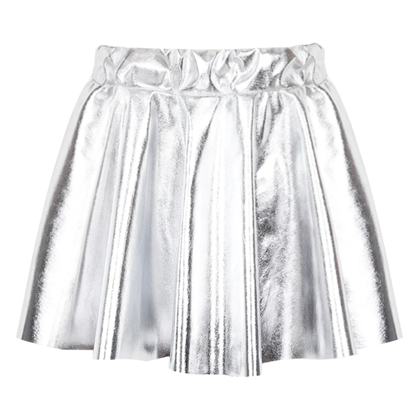 Girls Metallic Pleated Skirt (Age 2-16 YRS)