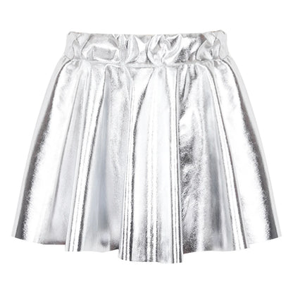 Girls Metallic Pleated Skirt (Age 2-16 YRS)