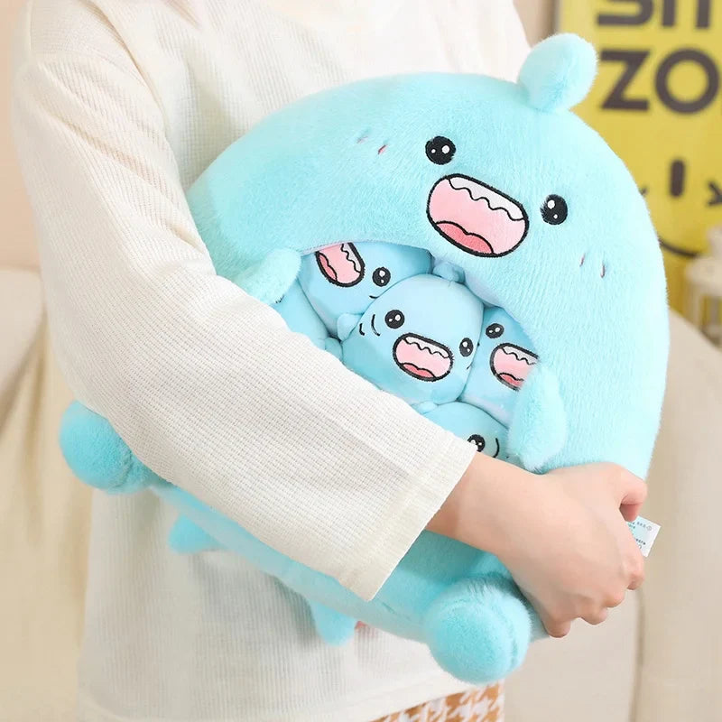 Plush Panda Koala Capybara Pudding Bag Stuffed Toy 35-50cm