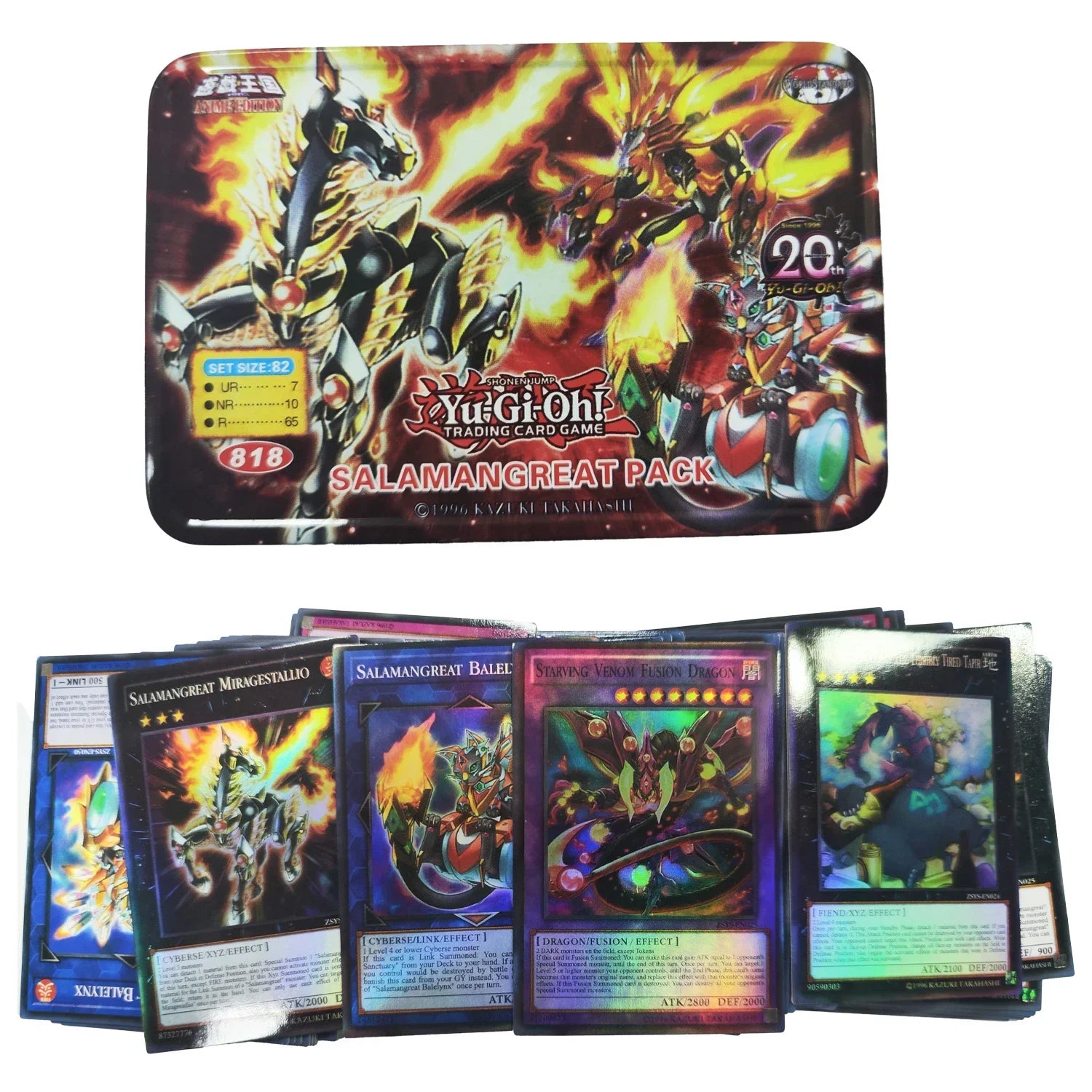 Yu-Gi-Oh! Exodia Pack – English Holographic Duel Card Set with Golden White Dragon & Tin Box | Collector’s Edition