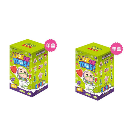 Original Miniso Disney Pixar Toy Story Lifeof Toys Series Mini Edition Doll Lovely Figure Blind Box Pendant Model Kids Toy Gift Randomly select 2pcs