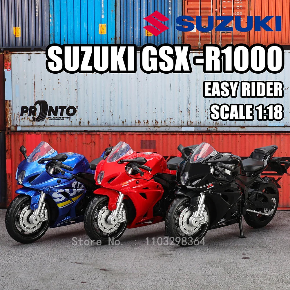 MSZ 1:18 Suzuki GSX-R1000 Motorcycle Toy