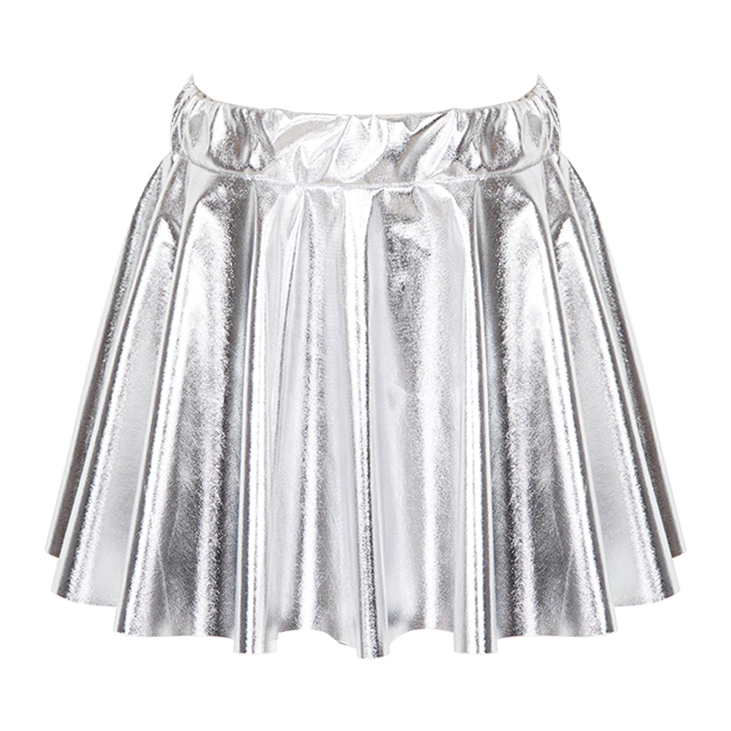Girls Metallic Pleated Skirt (Age 2-16 YRS)