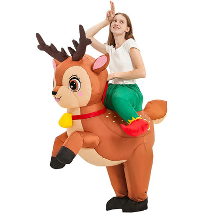 Adult Rooster Unicorn Flamingo Inflatable Costume