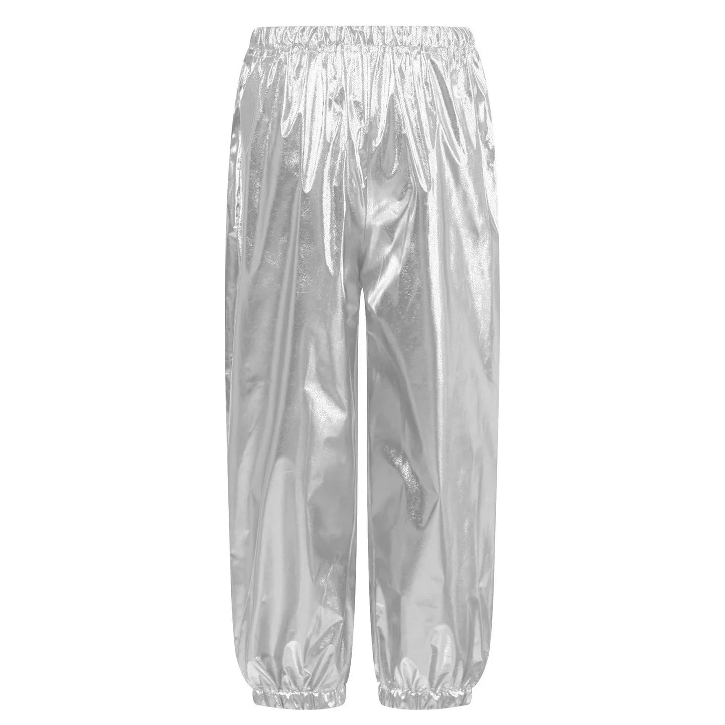Kids Metallic Dance Trousers (Age 24M-16 YRS)