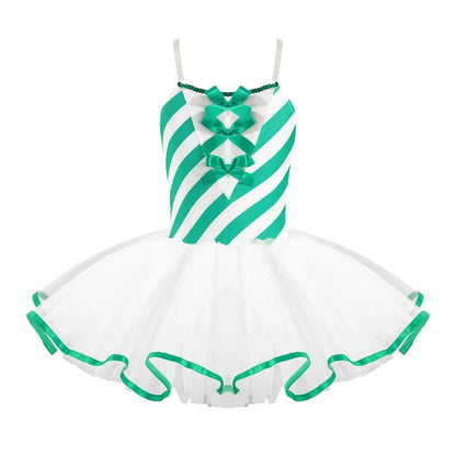 Girls Ballerina Fairy Prom Leotard Dress (Age 4-14 YRS)