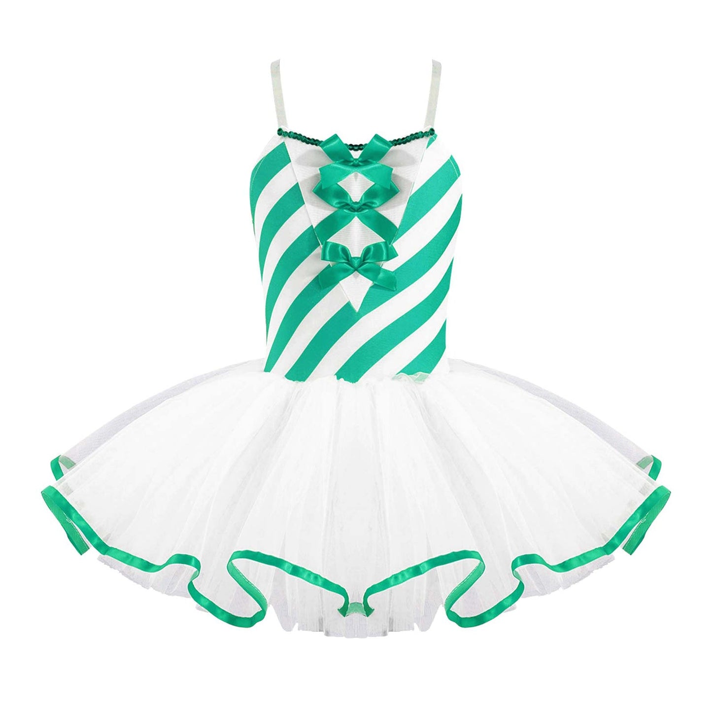 Girls Ballerina Fairy Prom Leotard Dress (Age 4-14 YRS)