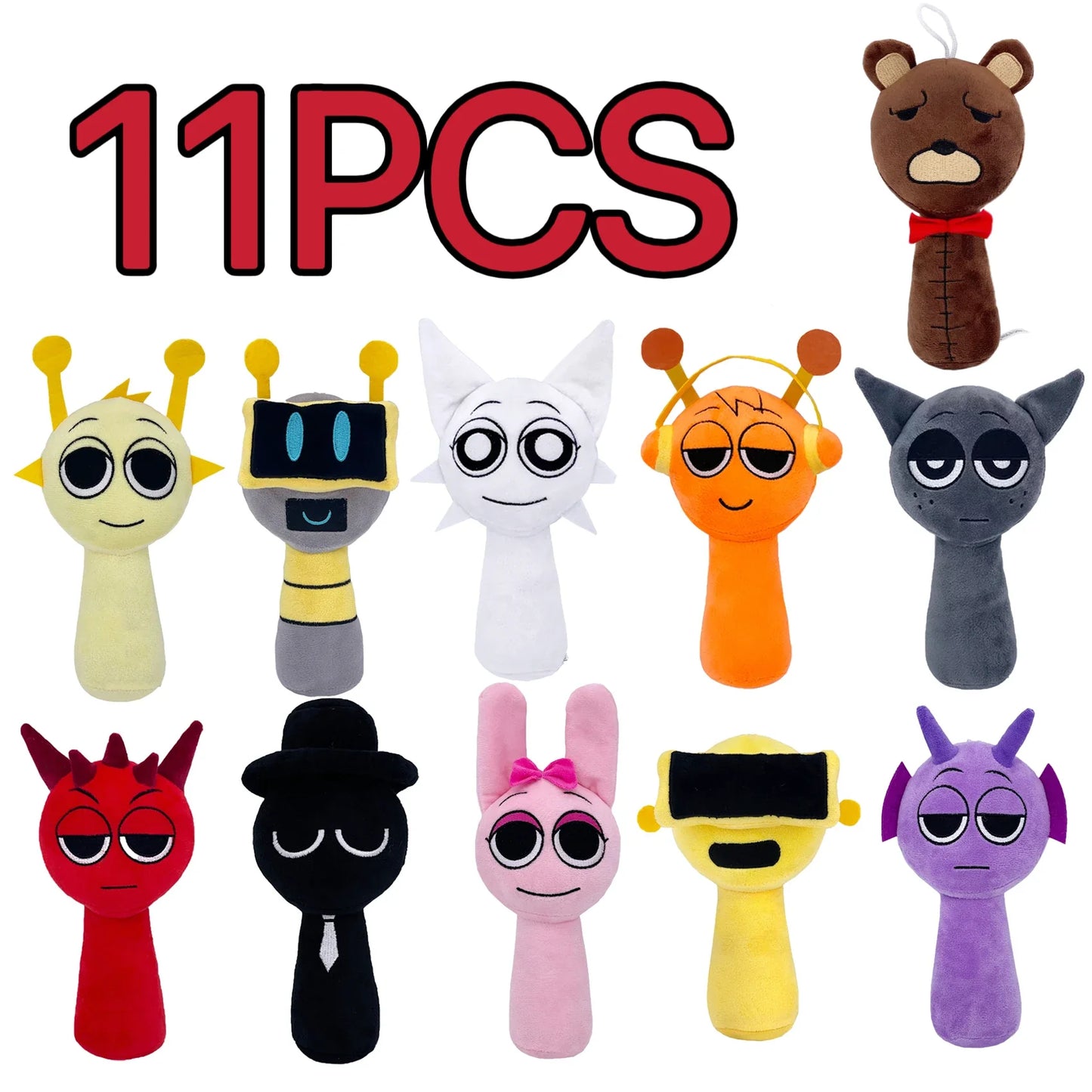 Plush Sprunki Incredibox Stuffed Toy - 20cm C