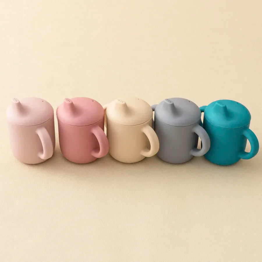 Baby Feeding Silicone Drinking Sippy Cups
