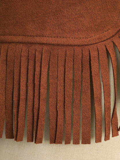 Baby Boys/Girls Western Cowboy Suede Tassels Vest (Age Newborn-24M)