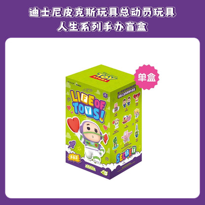 Original Miniso Disney Pixar Toy Story Lifeof Toys Series Mini Edition Doll Lovely Figure Blind Box Pendant Model Kids Toy Gift Randomly select 1pc