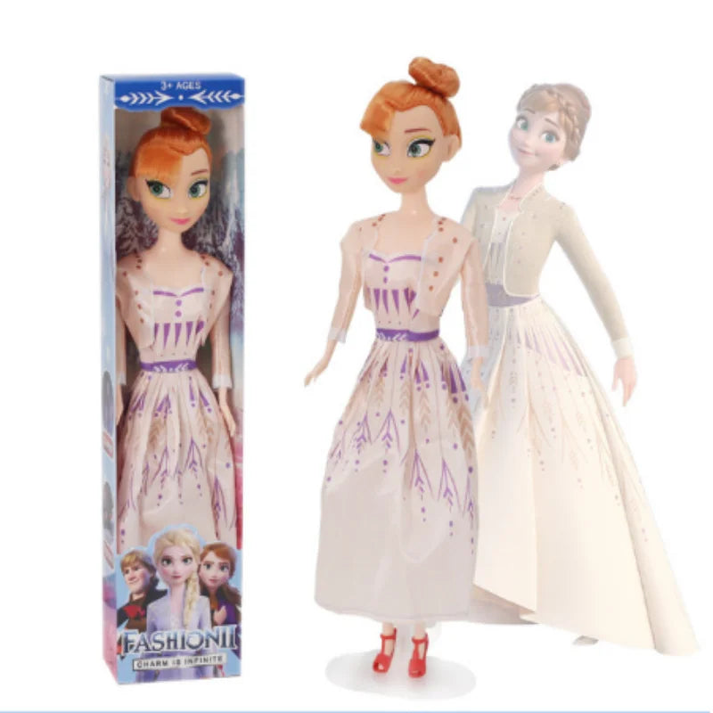 Frozen Princess Snow White Ariel The Little Mermaid Elsa The Snow Queen Classic Fashions Doll Action Figure Children Toys D