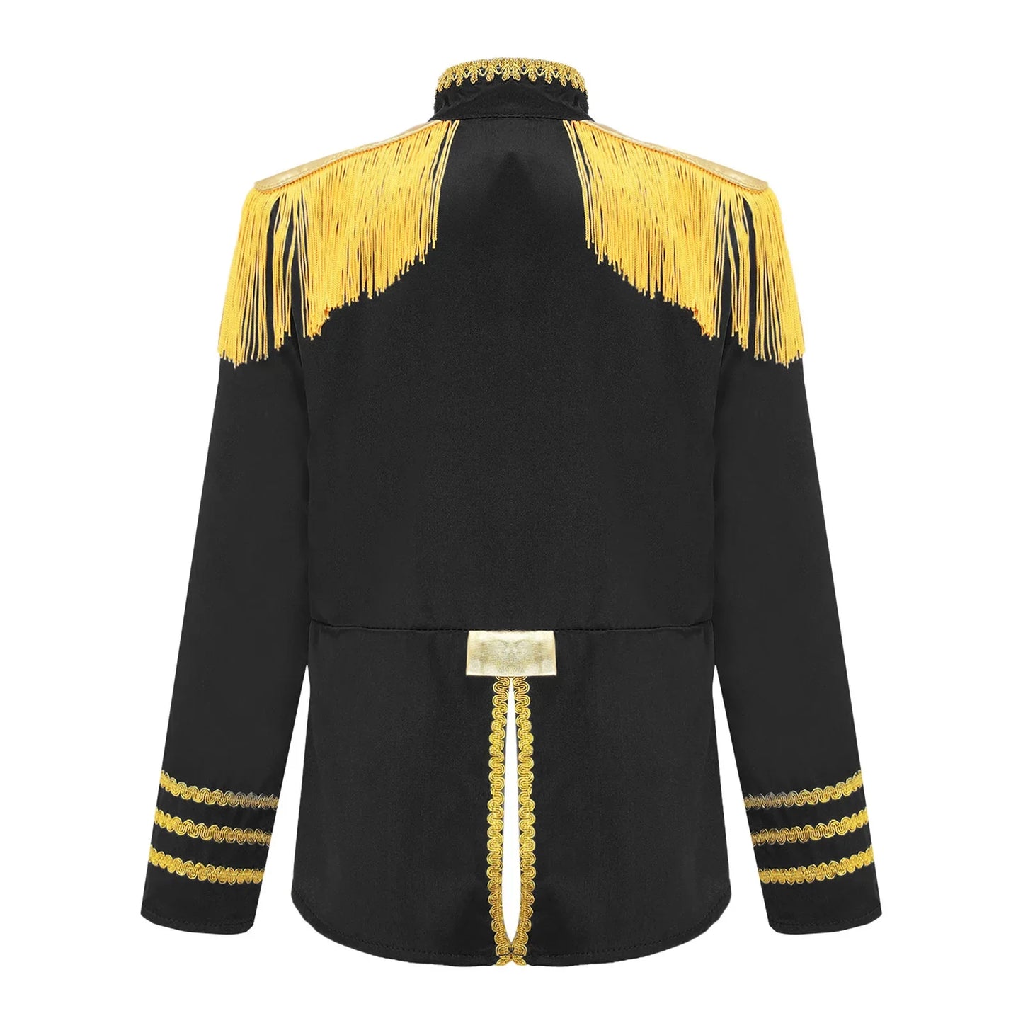 Girls 60s Retro Band Musician Costume Tassel Jacket (Age 6-16 YRS)