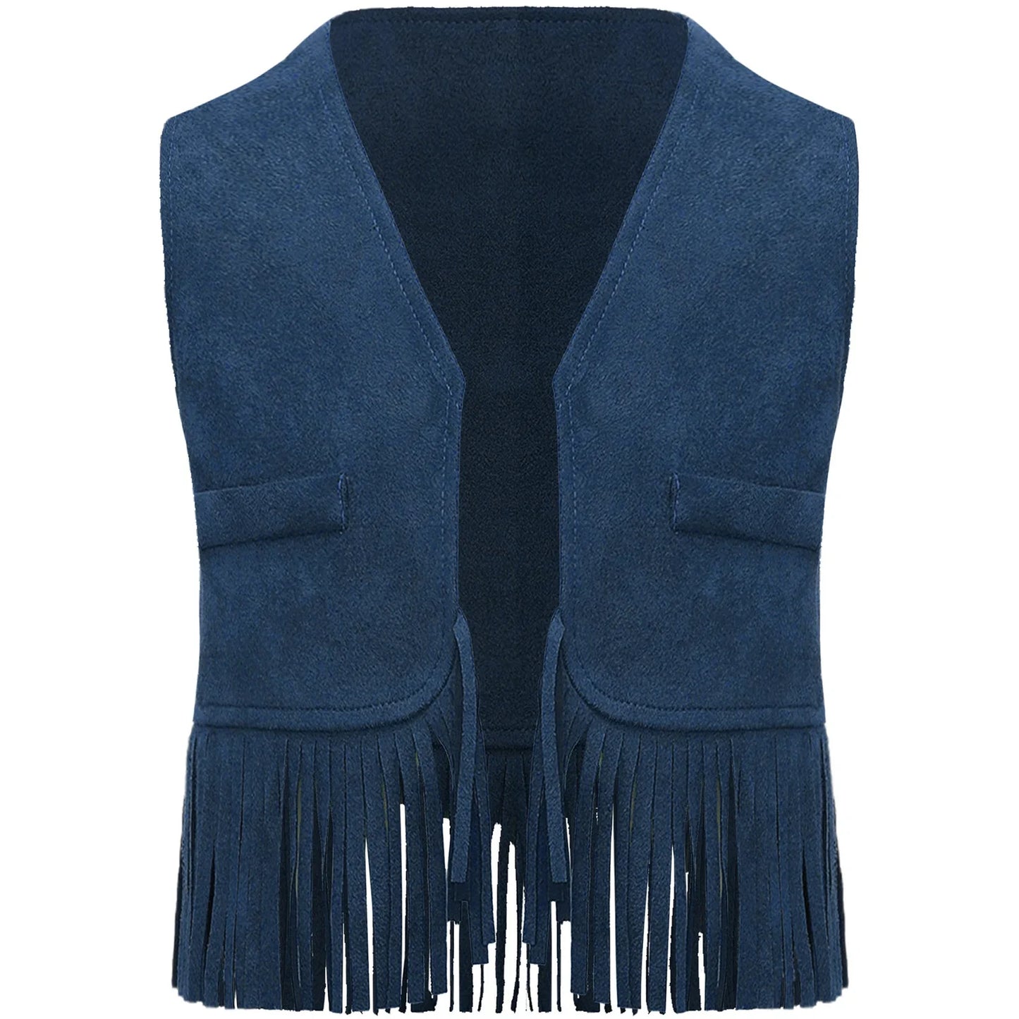 Baby Boys/Girls Western Cowboy Suede Tassels Vest (Age Newborn-24M)