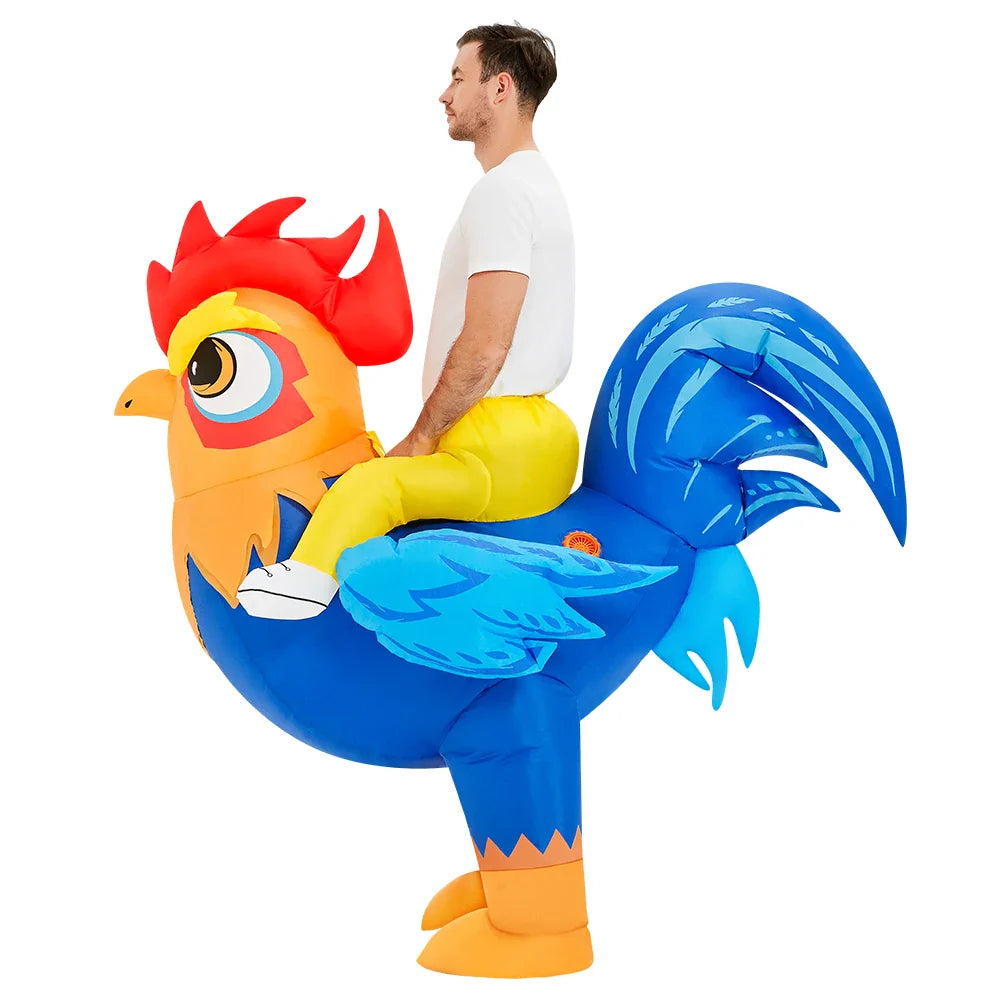 Adult Chicken Inflatable Rooster Costume Animal Flamingo Costume