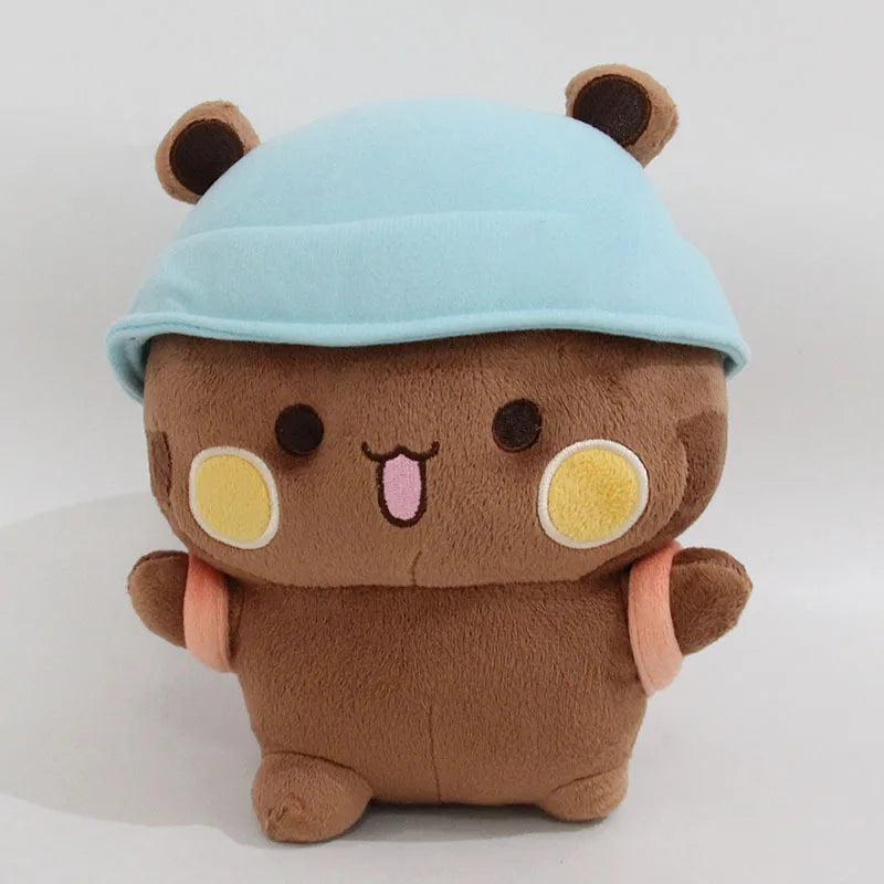 Plush Bubu And Dudu Panda Bear Stuffed Toy - 20cm Brown
