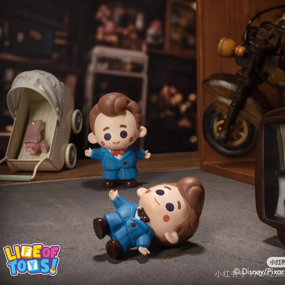 Original Miniso Disney Pixar Toy Story Lifeof Toys Series Mini Edition Doll Lovely Figure Blind Box Pendant Model Kids Toy Gift three