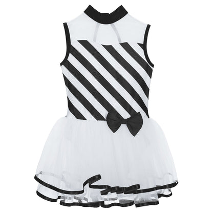 Girls Ballerina Fairy Prom Leotard Dress (Age 4-14 YRS)