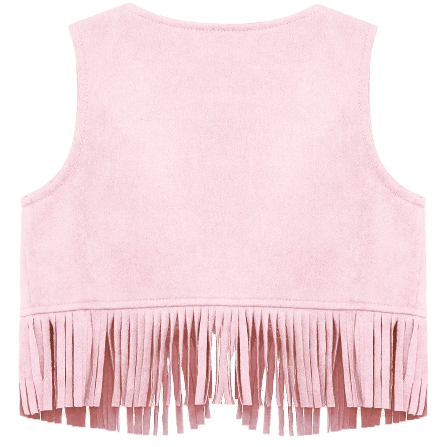 Baby Boys/Girls Western Cowboy Suede Tassels Vest (Age Newborn-24M)