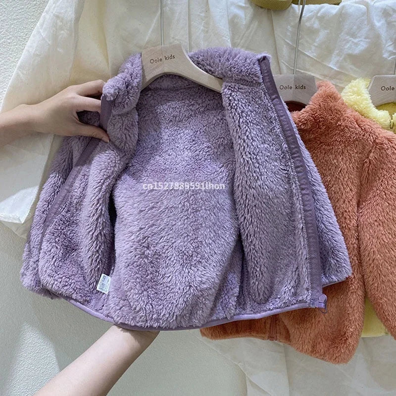 Girls Fleece Jackets Coat (Age 6M-5YRS)