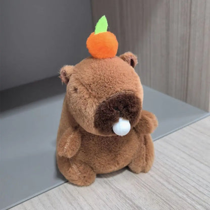 Plush Cute Capybara Stuffed Toy Hoodie with Wings - 12cm 4