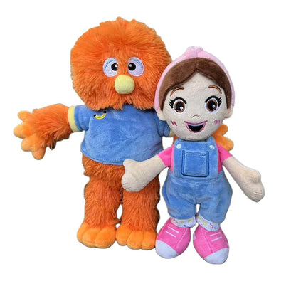 Ms Rachel & Herbie Plush Toys â€“ 28cm Soft Stuffed Dolls | Educational Character Plushies Multicolor Ms Rachel & Herbie