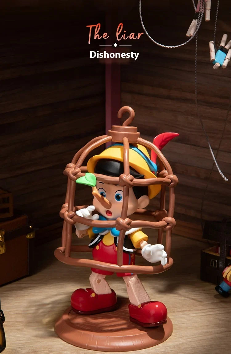 Disney Pinocchio – Growth Diary Series Collectible Figure | Cute Desktop Decoration • Trendy Blind‑Box