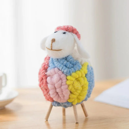 Plush Mini Felt Sheep Stuffed Toy 11-16cm